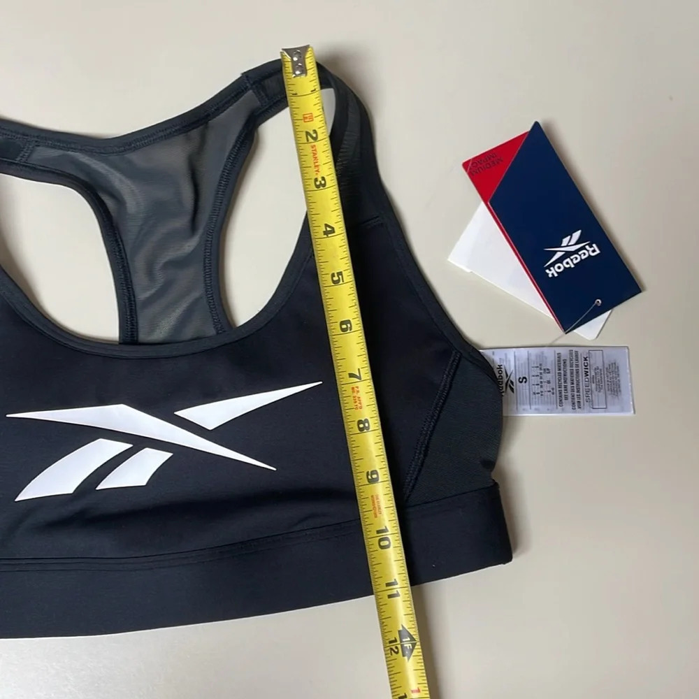 Reebok NWT Hero Racer Back Sports Bra Women’s S Medium Impact Running Athletic - Picture 11 of 11